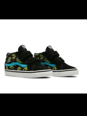 Vans Sk8-Mid Reissue V Toddler 'Glow Uni Rex Dinosaur Shoe 5